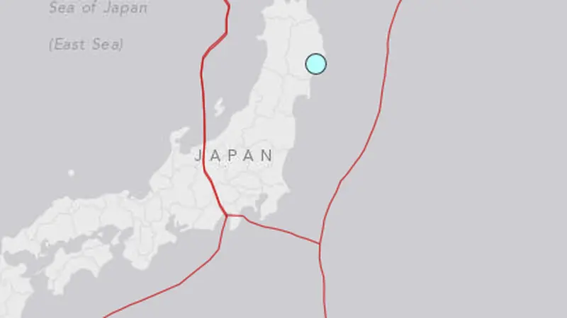 Gempa 5,6 SR Guncang Kamaishi Jepang, Tak Berpotensi Tsunami