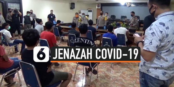 VIDEO:  Polisi Tangkap Warga Pengambil Jenazah Diduga Covid-19