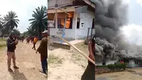 Kantor Perusahaan Sawit di Lampung Tengah Dibakar Massa