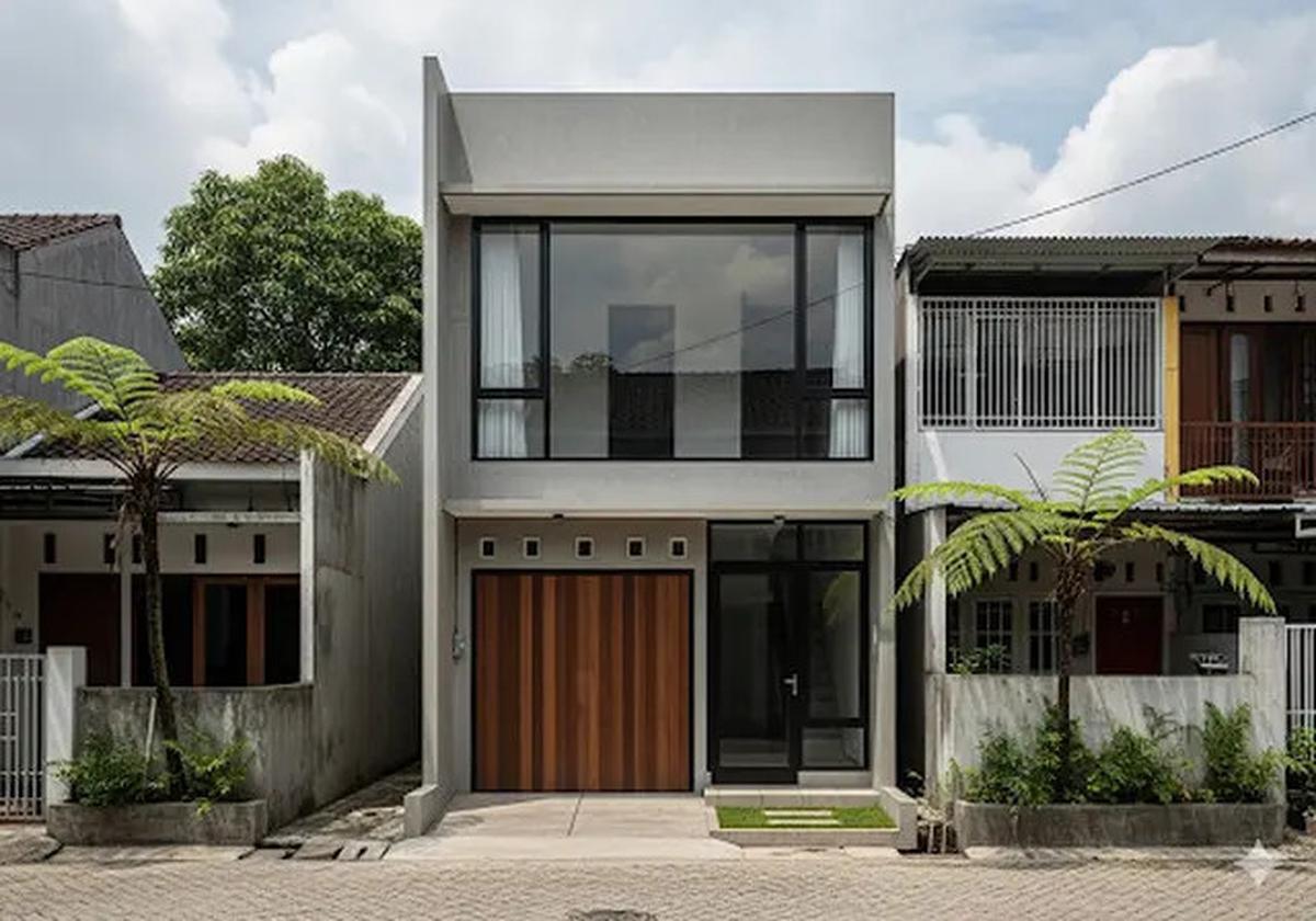 10 Inspirasi Rumah Sederhana 5x8 Meter 2 Lantai 2 Kamar yang Nyaman dan Elegan