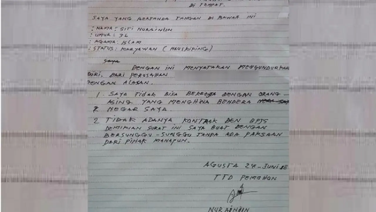 Karyawan Resign Gara-Gara Bos Hina Bendera Indonesia