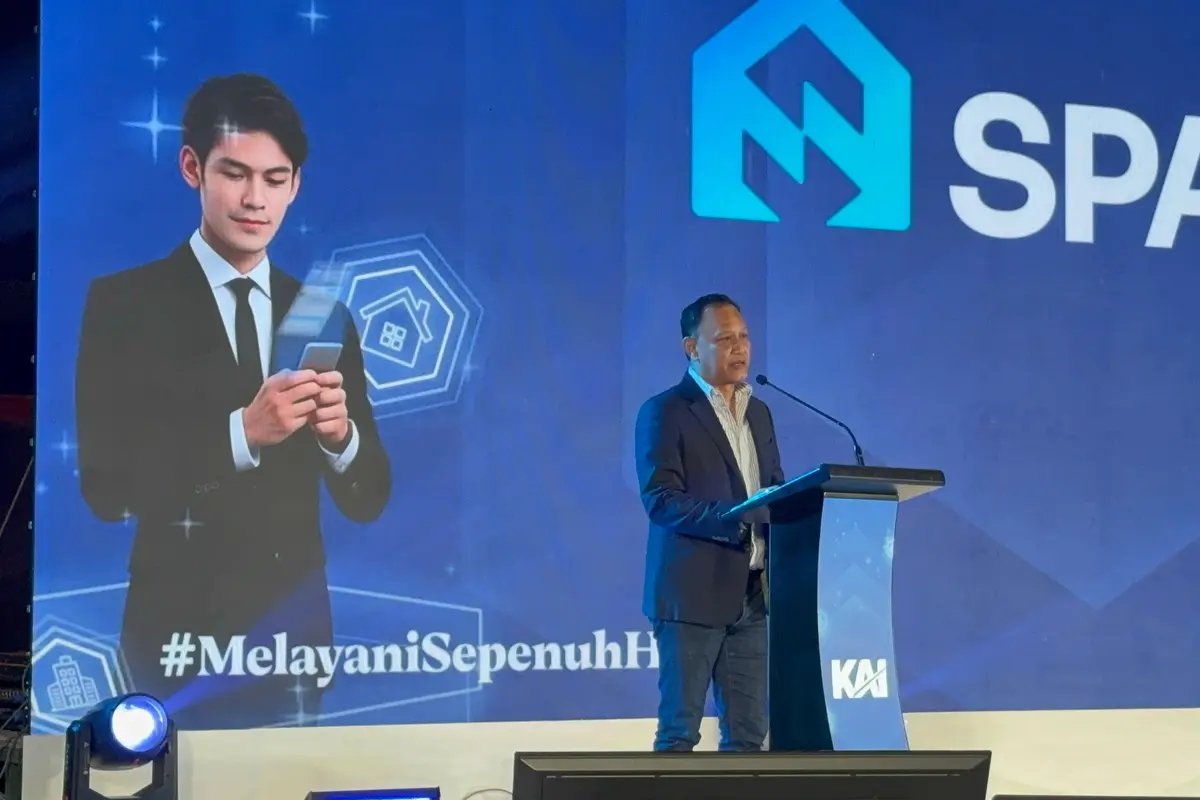 Direktur Bisnis dan Pengembangan Usaha KAI, Rafli Yandra saat Peluncuran Space by KAI, di Hotel Raffles Jakarta, Rabu (10/6/2026). (Foto: Liputan6.com/Arief RH)