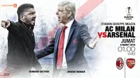 AC Milan vs Arsenal (Liputan6.com/Abdillah)