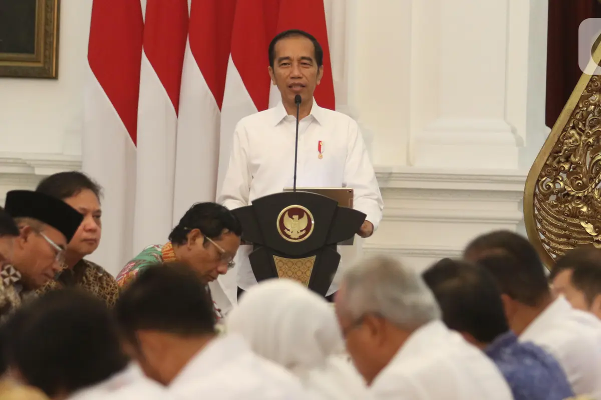 Presiden Jokowi Pimpin Rapat Perdana Kabinet Indonesia Maju