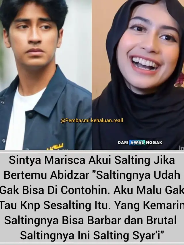 Sintya Marisca dan Abidzar Al Ghifari (https://www.instagram.com/p/C_eUEmyT9v2/?igsh=bTJzZ2Q3Y3h6c2p4&img_index=2)