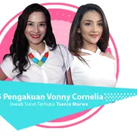 Vonny Cornelia dan Tsania Marwa. (Foto Nurwahyunan/Bintang.com Desain: Nurman Abdul Hakim/Bintang.com)
