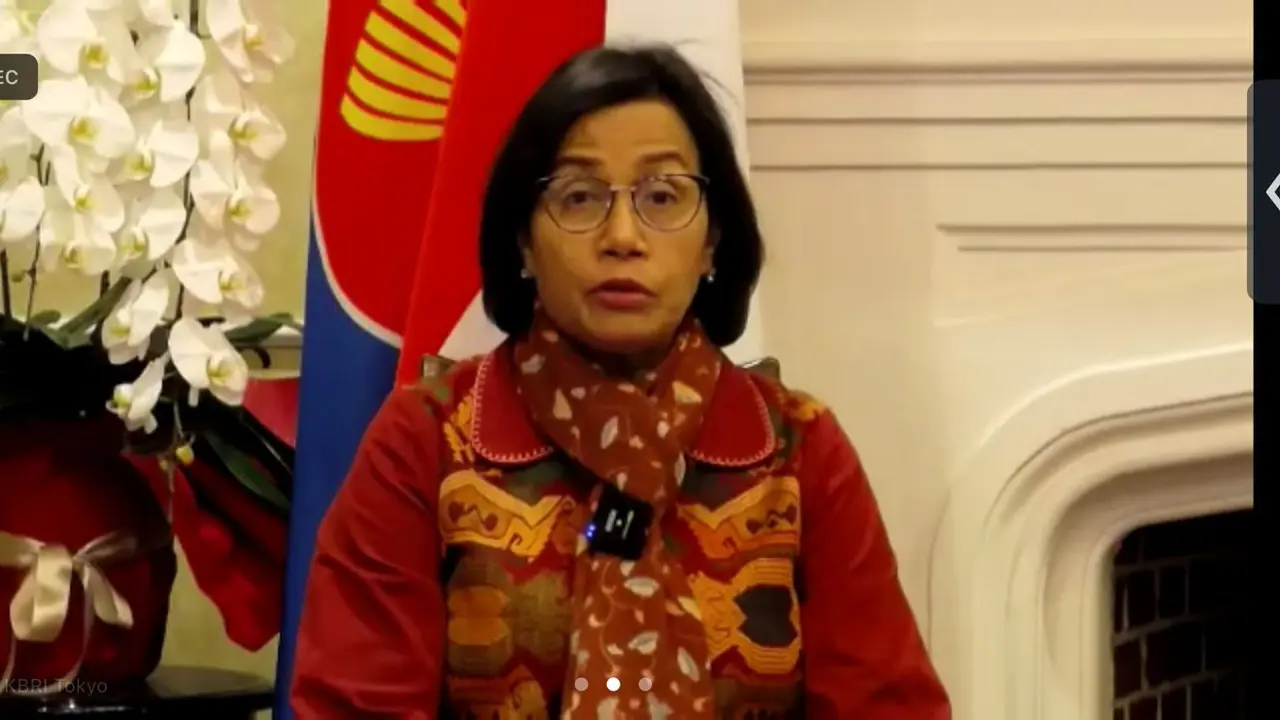 Menteri Keuangan (Menkeu)  Sri Mulyani melakukan kunjungan kerja bilateral ke Tokyo, Jepang