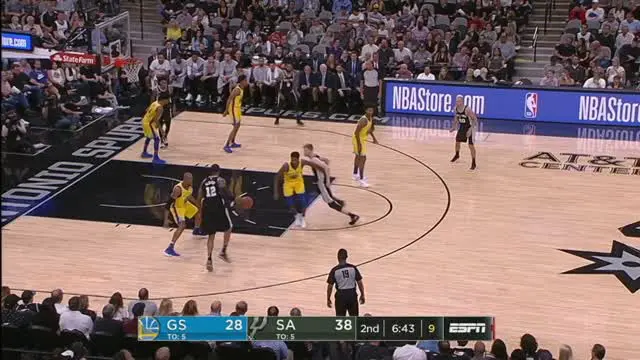 VIDEO : Cuplikan Pertandingan NBA, Spurs 89 vs Warriors 75