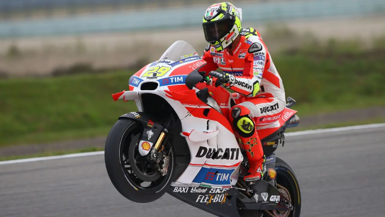 Pembalap Ducati Andrea Iannone 