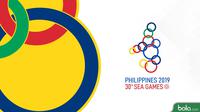 Logo SEA GAMES 2019. (Bola.com/Dody Iryawan)