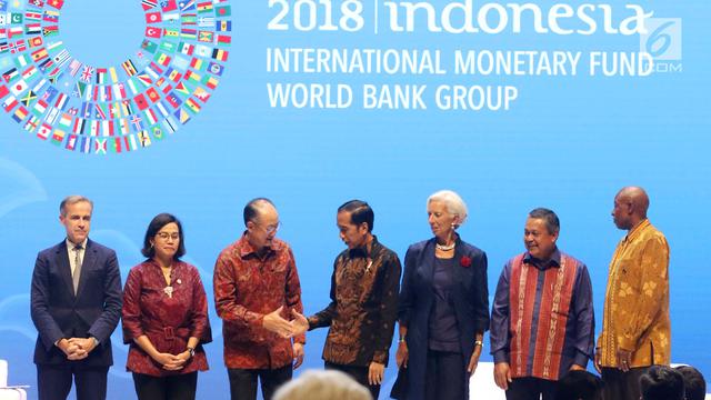 Jokowi Bicara Perkembangan Fintech di IMF-Bank Dunia 2018