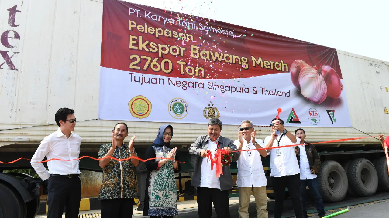 Kementerian Pertanian Kembali Ekspor Bawang Merah ke Thailand dan Singapura