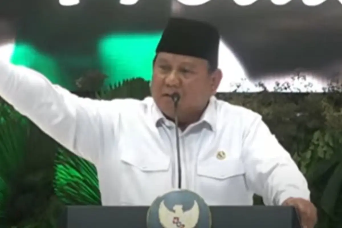 Prabowo Protes Cangkir Malah Diisi Teh di Harlah PKB