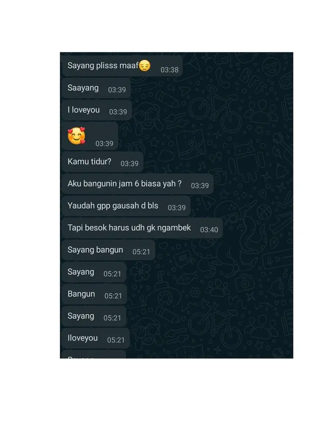 6 Chat Spam Rayu Pacar Tidak Ngambek Lagi Ini Bikin Baper