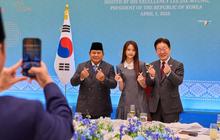 Momen Prabowo Bertemu Carmen Hearts2Hearts di Korea Selatan, Foto Bareng Presiden Lee Jadi Sorotan