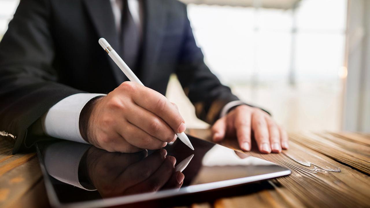 Ilustrasi tanda tangan