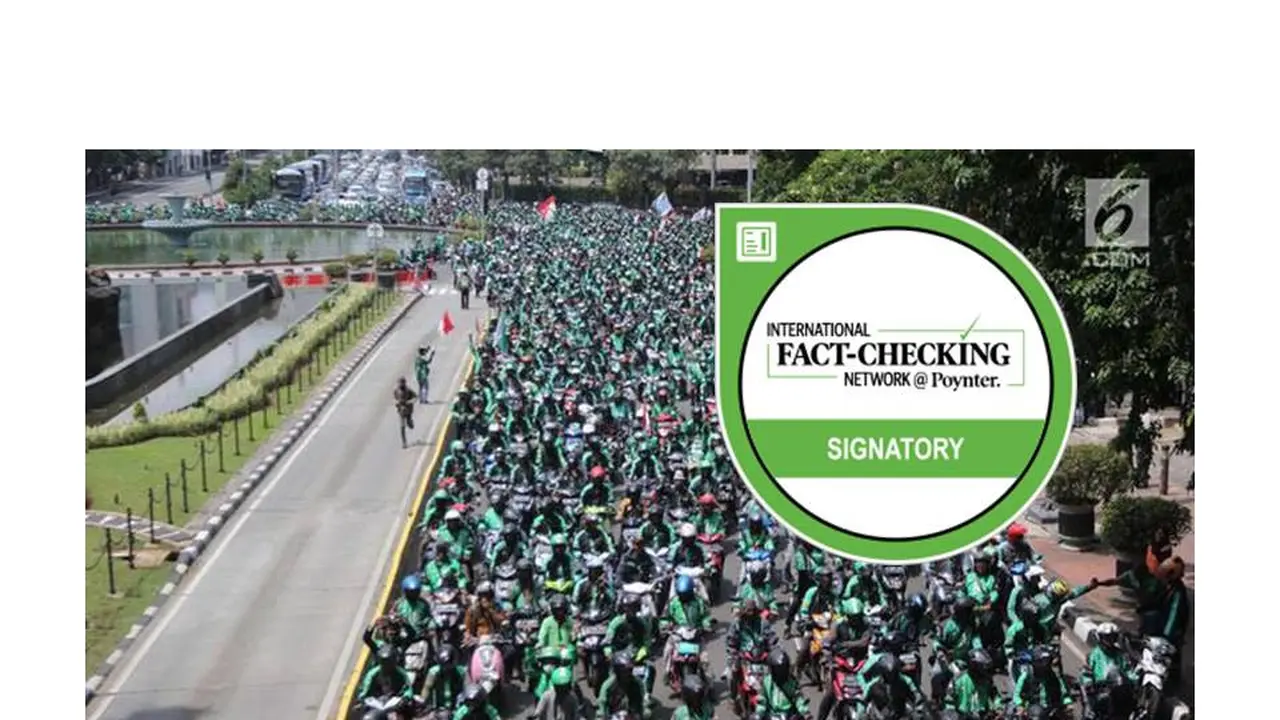 [Cek Fakta] Ojek Online dan Guru Honorer Ikut Reuni 212