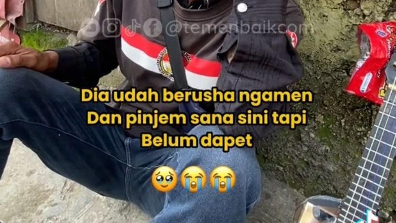 Ia juga menjelaskan bahwa sudah ngamen dan berusaha mencari pinjaman ke sana ke mari, namun tak kunjung dapat.