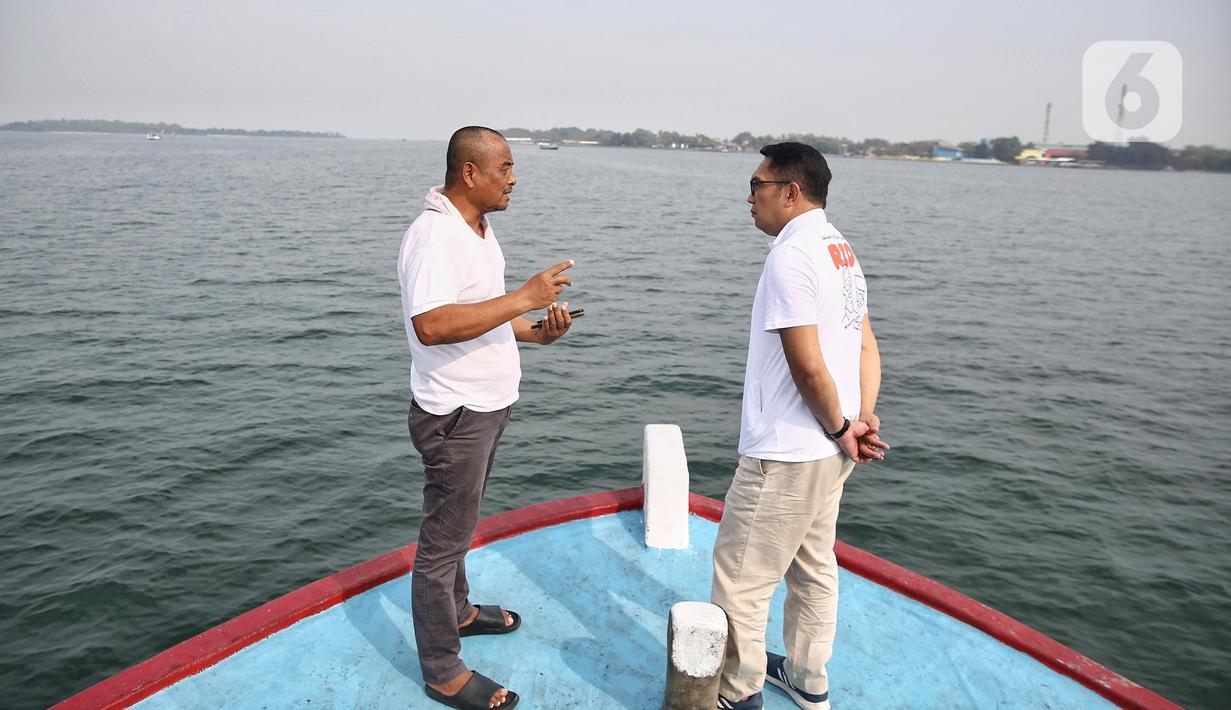 Nantinya, mantan Wali kota Bandung ini bakal menggandeng Transjakarta untuk mengurus transportasi di Kepulauan Seribu. (Liputan6.com/Angga Yuniar)