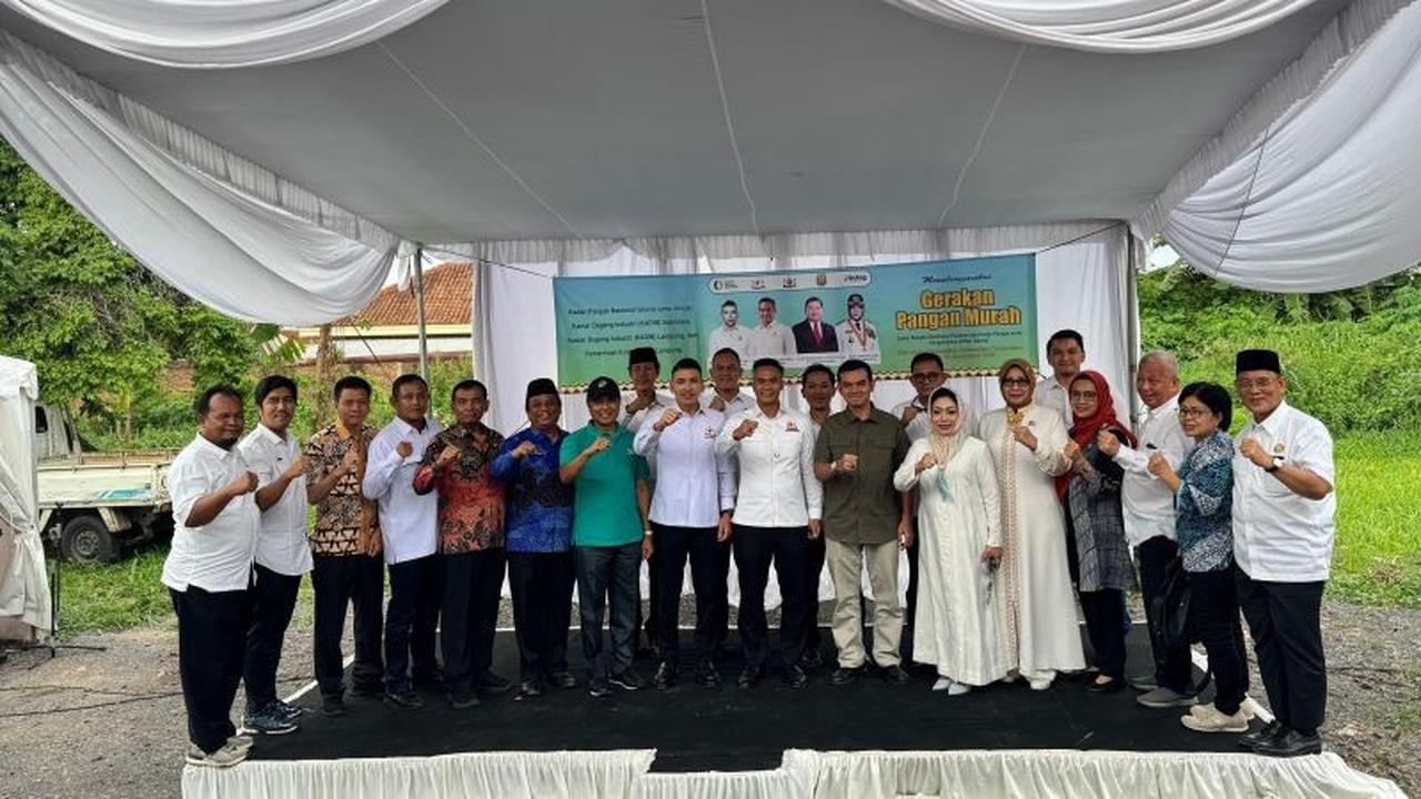 Harga Pangan Turun Tajam! Kadin-Bapanas Gelar Gerakan Pangan Murah Lampung, Bawang Merah Hanya Rp17.500