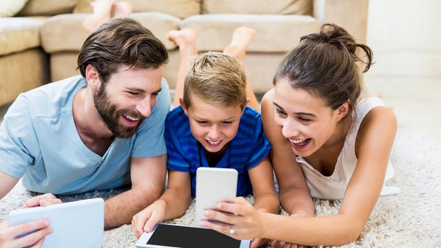 Ilustrasi keluarga bahagia