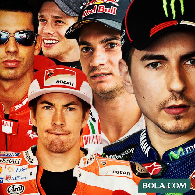 MotoGP - 5 Rival Valentino Rossi Berusia Lebih Muda tapi Sudah Pensiun