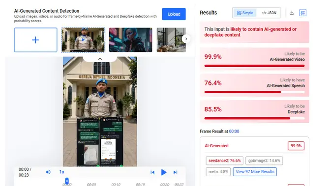 Cek Fakta Liputan6.com menemukan klaim video polisi dari Medan dapat bantuan DAP Australia Rp 1 Miliar