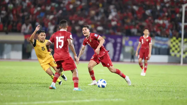 Foto: Kembali Bantai Brunei 6 Gol Tanpa Balas, Timnas Indonesia Lolos ke Putaran Kedua Kualifikasi Piala Dunia 2026