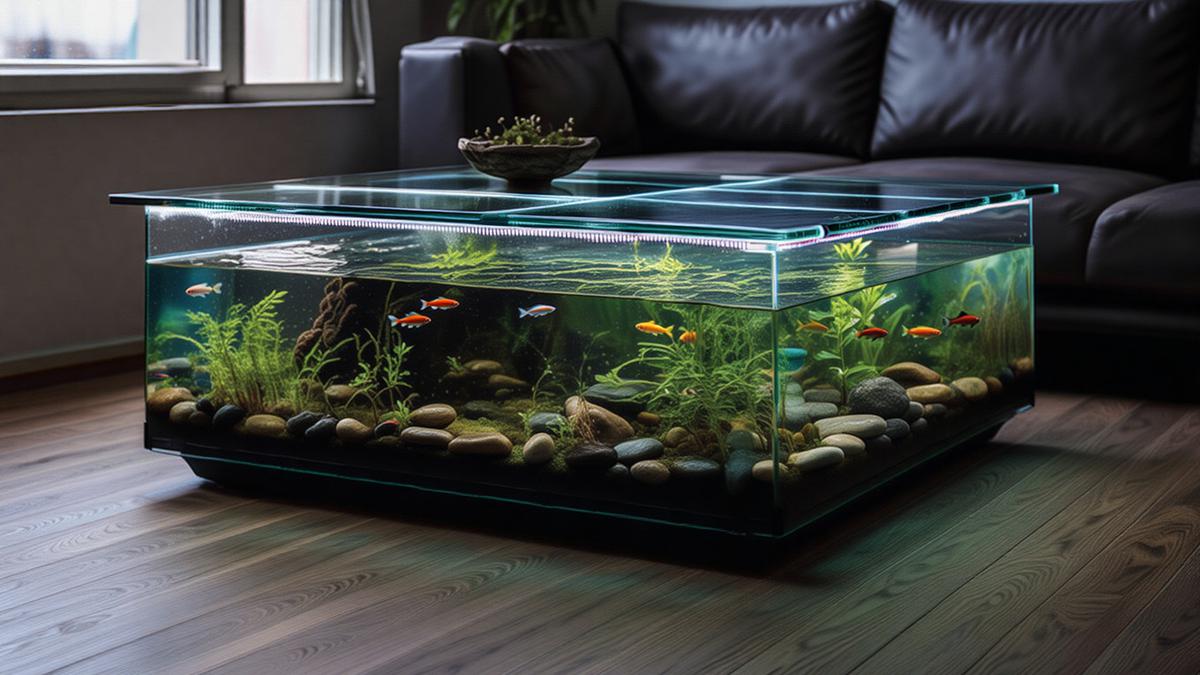 6 Model Kolam Ikan Portable yang Estetik di 2025, Cocok untuk Hiasan Ruang Tamu