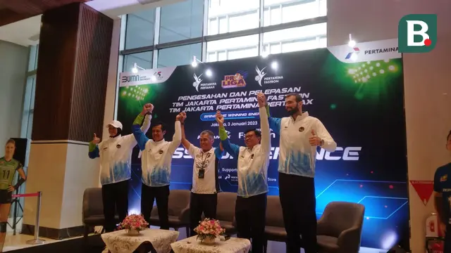 Pelatih dan Pemain Pertamina untuk Proliga 2023