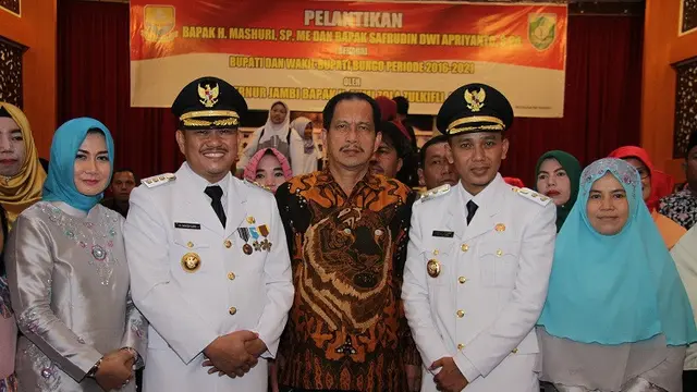 Bupati Bungo Dilantik