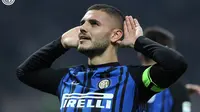 Mauro Icardi mengaku kecewa setelah Inter Milan kebobolan dua gol dari Sampdoria pada laga pekan kesepuluh Serie A. (doc. Inter Milan)