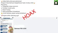 Cek Fakta: Hoaks, Link Bantuan Dana Pensiunan Taspen 2026