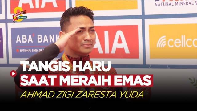 Berita Video, momen haru saat Ahamd Zigi Zaresta berhasil kibarkan bendera Indonesia di SEA Games 2023 pada Sabtu (6/5/2023)