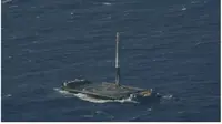 Roket daur ulang milik SpaceX berhasil mendarat dengan selamat (Sumber: Ubergizmo)
