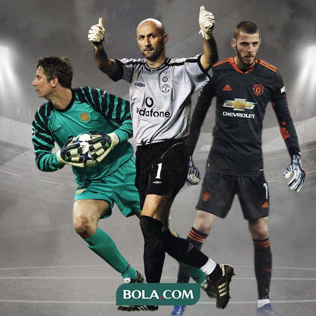 Van Der Sar, Fabien Barthez dan David De Gea