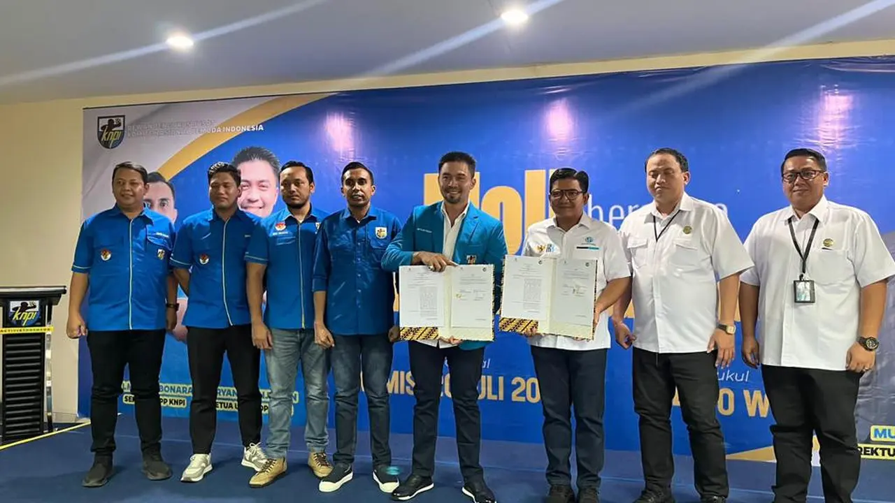 Dewan Pimpinan Pusat Komite Nasional Pemuda Indonesia (DPP KNPI) dan PT Jasa Raharja (Persero) menandatangani Memorandum of Understanding (MoU) terkaitpeningkatkan kesadaran akan pentingnya keselamatan berkendara di kalangan pemuda Indonesia di Roemah Pem
