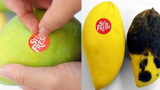 Stiker Ajaib, Bisa Jaga Buah Tetap Segar hingga 2 Minggu