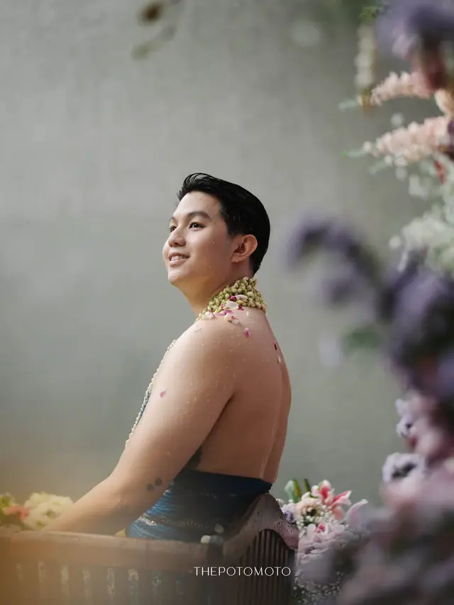 6 Gaya Brisia Jodie dan Jonathan Alden di Momen Siraman Jelang Nikah, Kental Adat Jawa