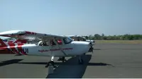 Korban Cessna 172 yang Jatuh di Cimanuk Indramayu Terbang Tanpa Instruktur. (Liputan6.com/Panji Prayitno)