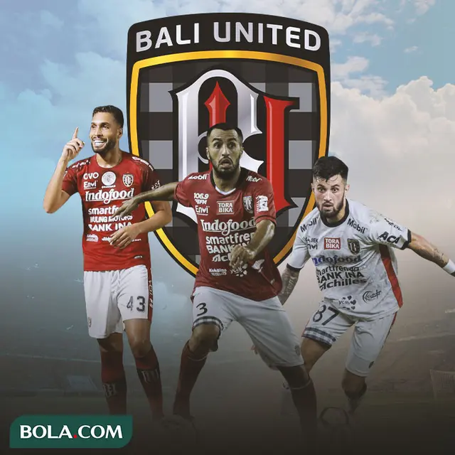 Bali United - Willian Pacheco, Brwa Nouri, Stefano Lilipaly