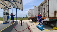 Mother Station Compressed Natural Gas (MS CNG) PT Pertagas Niaga di Kecamatan Jiken, Kabupaten Blora, Jawa Tengah mulai beroperasi pada Jumat (31/12/2021).