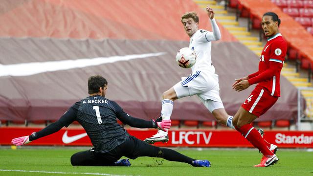 Mohamed Salah Hattrick, Liverpool Susah Payah Taklukkan Leeds United