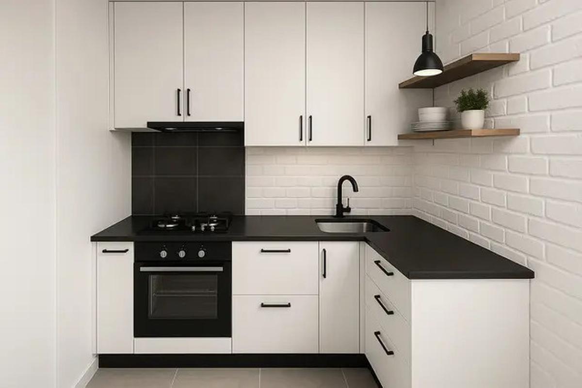 7 Desain Dapur Minimalis 3x2 yang Terlihat Lapang dan Rapi, Cocok untuk Rumah Mungil