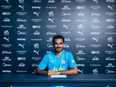 Ilkay Gundogan resmi kembali ke Manchester City. The Citizenz menandatangani mantan kapten mereka kontrak satu tahun dengan opsi perpanjangan 12 bulan pada Jumat (23/8/2024). (FOTO: instagram.com/mancity/)