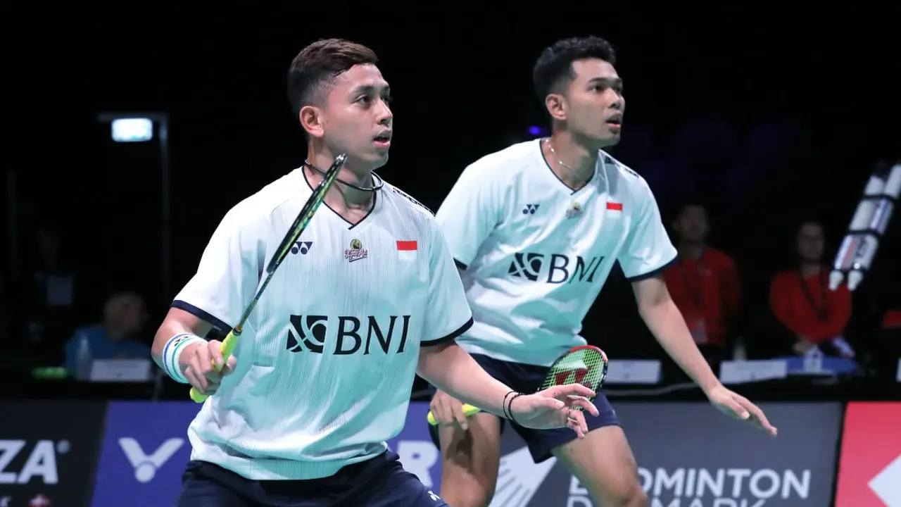 Fajar Alfian/Muhammad Rian Ardianto - Denmark Open 2022 - Bulu Tangkis