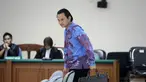 Terdakwa Direktur Utama PT Rifuel, Riefan Afrian menjalani sidang lanjutan kasus videotron, Jakarta, Kamis (22/10/14) (Liputan6.com/Miftahul Hayat)