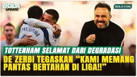 Roberto De Zerbi: Tottenham Harus Bangkit setelah Musim yang Sangat Menyakitkan!