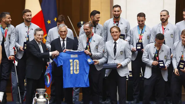 Perayaan Italia Raih Juara Euro 2020