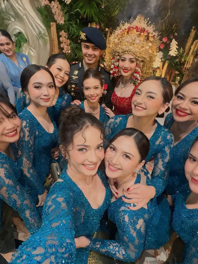6 Potret Enzy, Jessica Mila dan Yuki Kato di Rangkaian Pernikahan Febby Rastanty